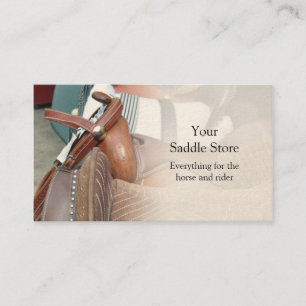 Saddlery business card