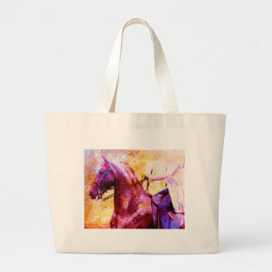 Saddleseat Grunge Large Tote Bag