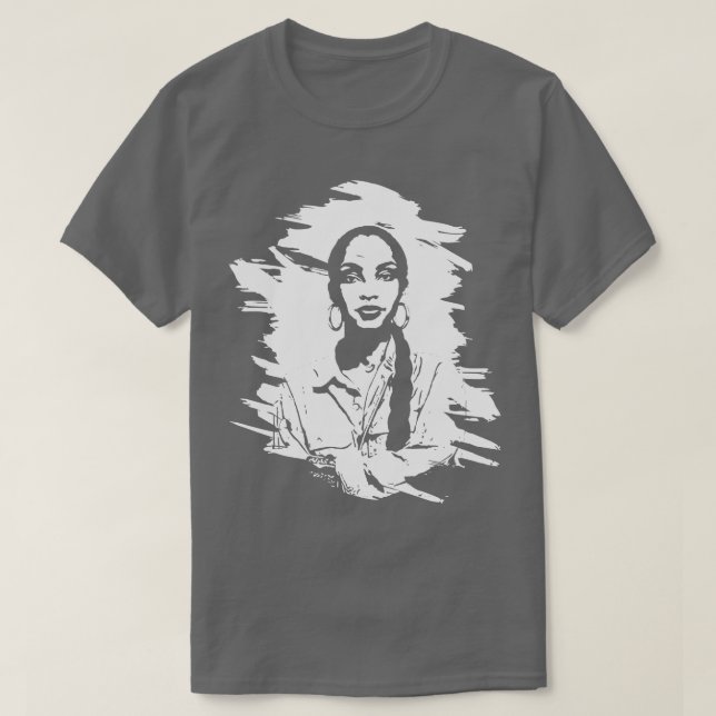 Sade Adu 90s T-Shirt (Design Front)