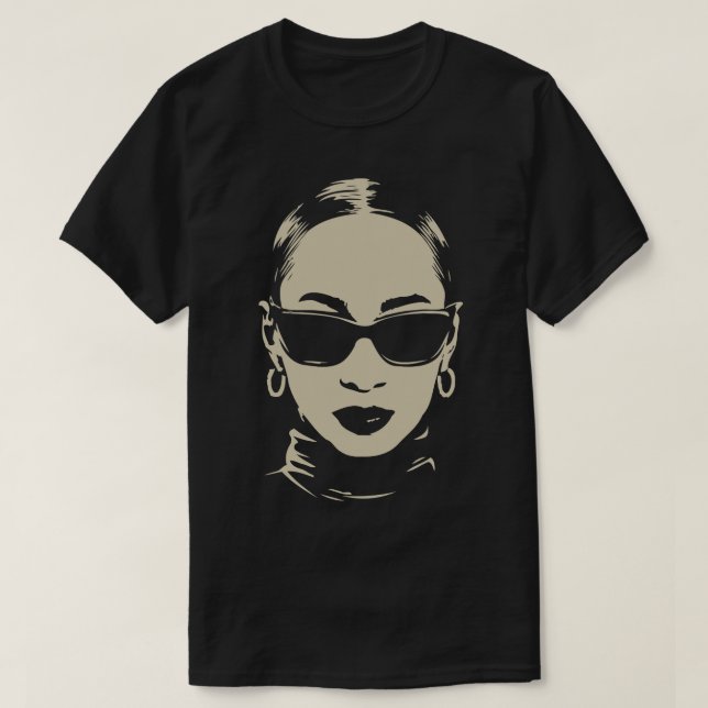 Sade Fan Art T-Shirt (Design Front)