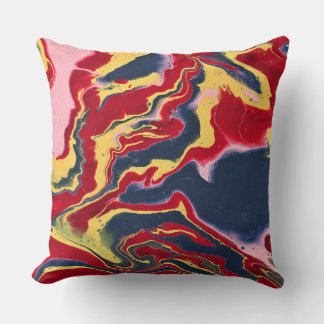 Sadie 1 Crazy Colourful Abstract Accent Pillow