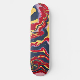 Sadie 1 Crazy Colourful Abstract Skateboard Deck