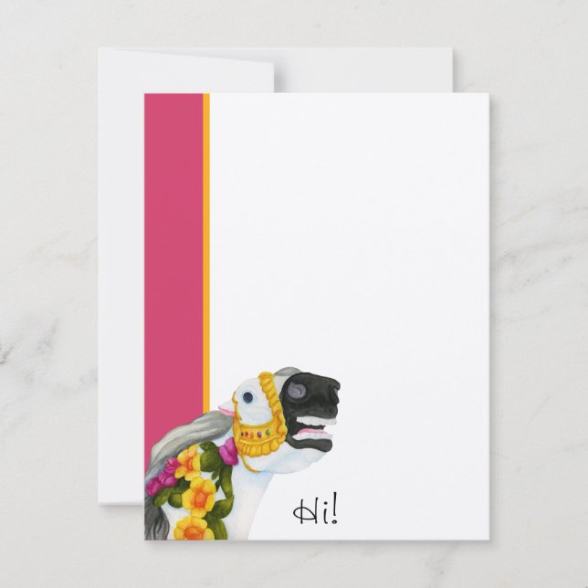 Sadie Hi! Flat Note Cards (Front)