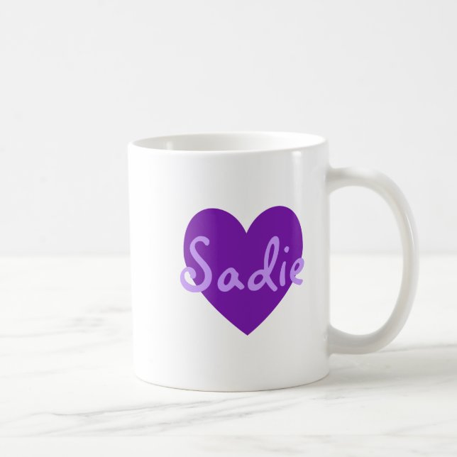 Sadie in Purple Coffee Mug (Right)