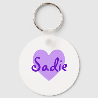 Sadie in Purple Key Ring