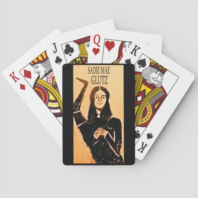 SADIE MAE GLUTZ PLAYING CARDS (Back)