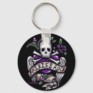 "Sadie" Skull Punk Keychain