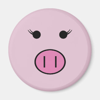 Sadie the Pink Pig ~ Cute Girly Kawaii Magnet