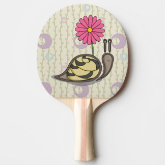 Sadie the Snail Ping Pong Paddle