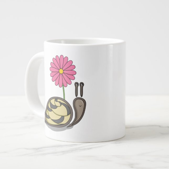 Sadie the Snail Speciality Mug (Front Left)