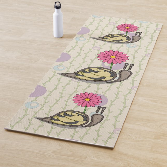 Sadie the Snail Yoga Mat (In Situ)
