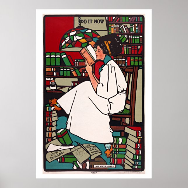 Sadie Wendell Mitchell Vintage Travel Poster (Front)