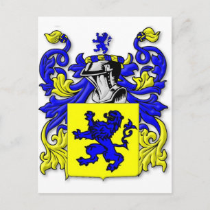 Sadler Coat of Arms Postcard