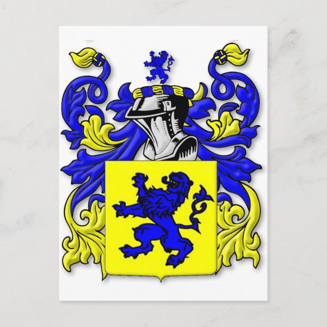 Sadler Coat of Arms Postcard (Front)