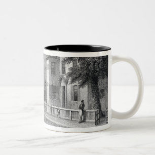 Sadler's Wells Theatre, engraved by J. Garner Two-Tone Coffee Mug