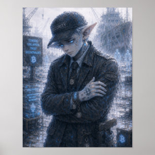 Sadness / Security Guard / Abandoned Harbour Poster