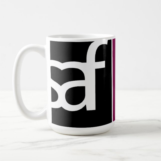 SAF logo coffee mug (Left)