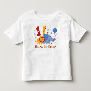 Safari 1st Birthday Toddler T-Shirt