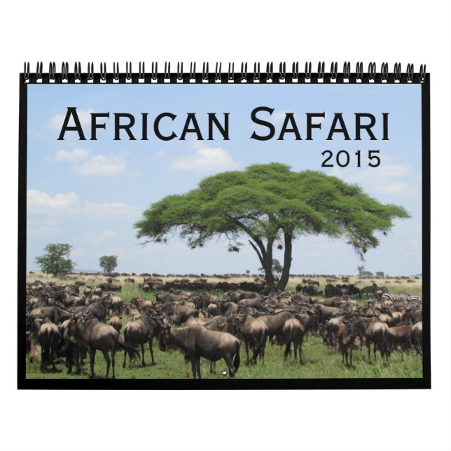 safari 2015 calendar (Cover)