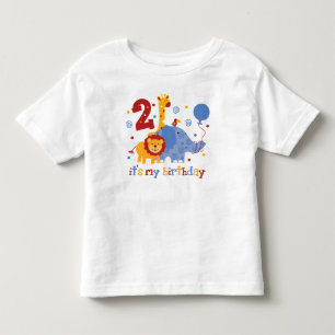 Safari 2nd Birthday Toddler T-Shirt