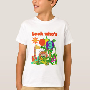 Safari 3rd Birthday Tshirts and Gifts