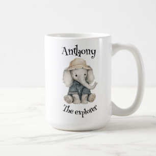 Safari Adventure Babies Cute Watercolour Animals Coffee Mug