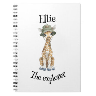Safari Adventure Babies | Cute Watercolour Animals Notebook