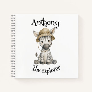 Safari Adventure Babies | Cute Watercolour Animals Notebook