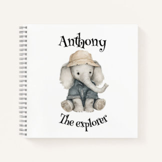 Safari Adventure Babies | Cute Watercolour Animals Notebook