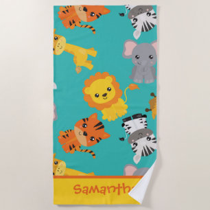 Safari Adventure  Beach Towel