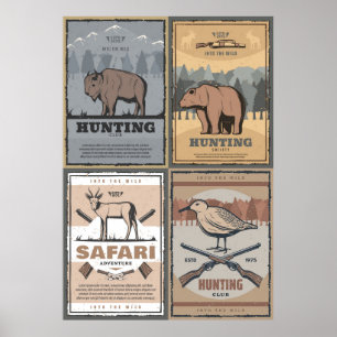 Safari adventure poster
