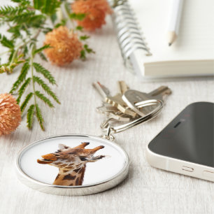 Safari Africa Jungle Giraffe Key Ring