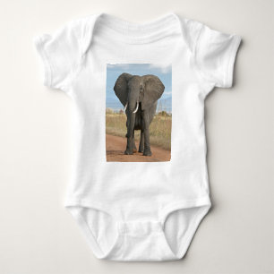 Safari African Jungle Destiny Animals Elephants Baby Bodysuit