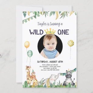 Safari Animal Invitation