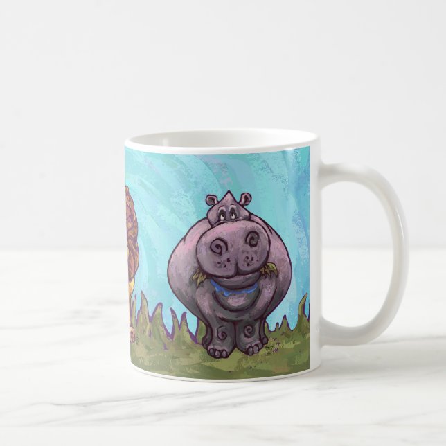 Safari Animal Mug Blue (Right)