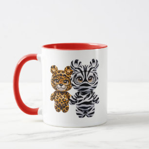 Safari Animal Mug Glossy Duo