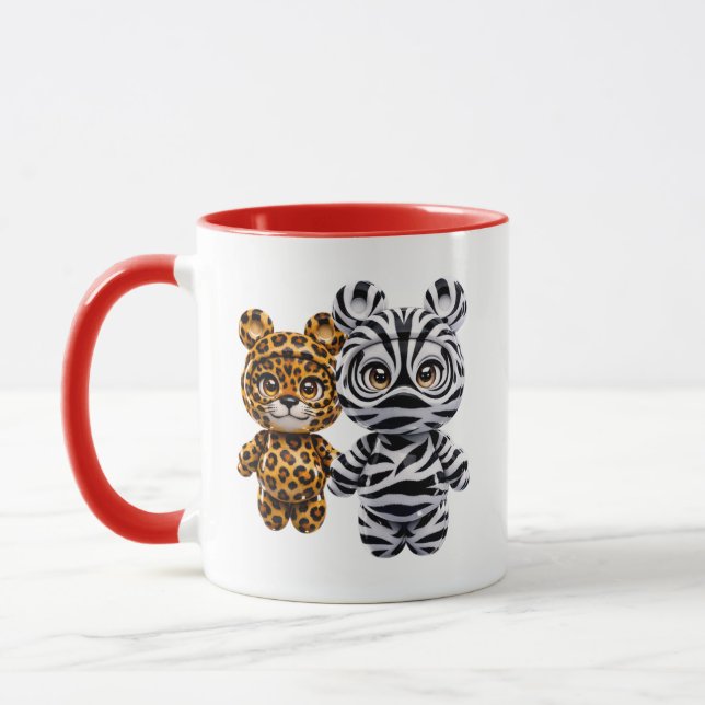 Safari Animal Mug Glossy Duo (Left)