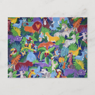 Safari Animal Postcard