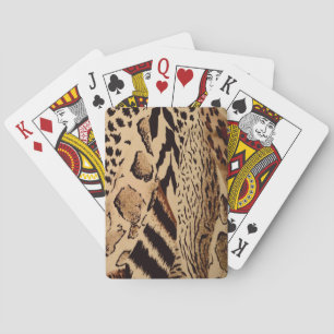 Safari Animal Print Playing Cards