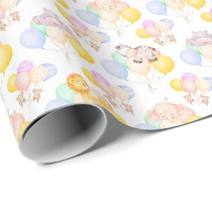 Safari Animal Wrapping Paper