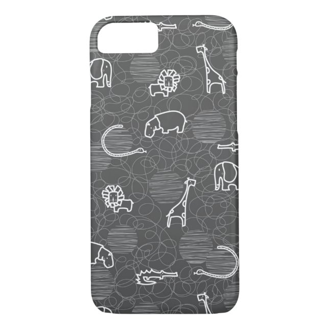 safari animals 5 Case-Mate iPhone case (Back)