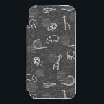 safari animals 5 incipio watson™ iPhone 5 wallet case<br><div class="desc">Vector seamless pattern showcasing cute little baby safari animals  © and ® Bigstock® - All Rights Reserved.</div>