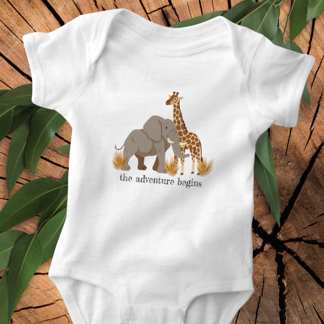 Safari Animals Adventure Baby Bodysuit (Creator Uploaded)