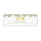Safari Animals Baby Shower Gold Address Label