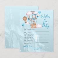 Safari Animals Balloons Wishes for Baby Game 