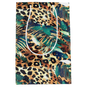 Safari Animals' Fur Prints Patterns Exotic Modern Medium Gift Bag