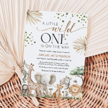 Safari Animals Gender Neutral Baby Shower