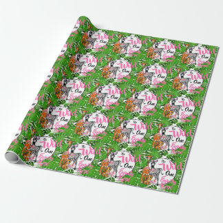 Safari animals | jungle Animals | tropical forest  Wrapping Paper