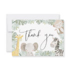 Safari Animals Jungle Wild One Baby Shower