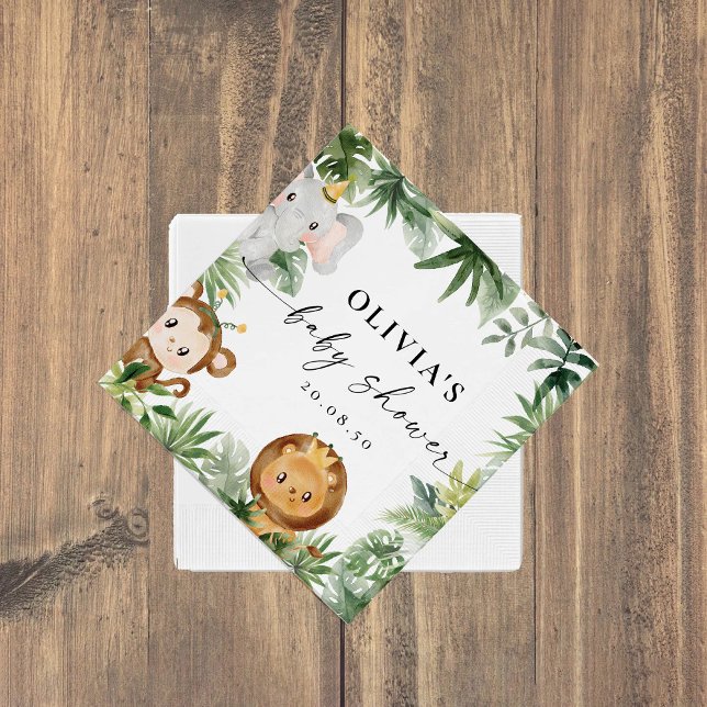 Safari Animals Party Napkins (Creator Uploaded)